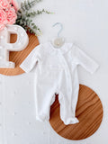 Babygrow veludo renda