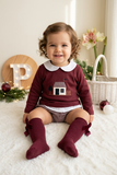 Conjunto casinha unissexo: camisola e calções