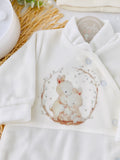 Babygrow coelhinhos veludo