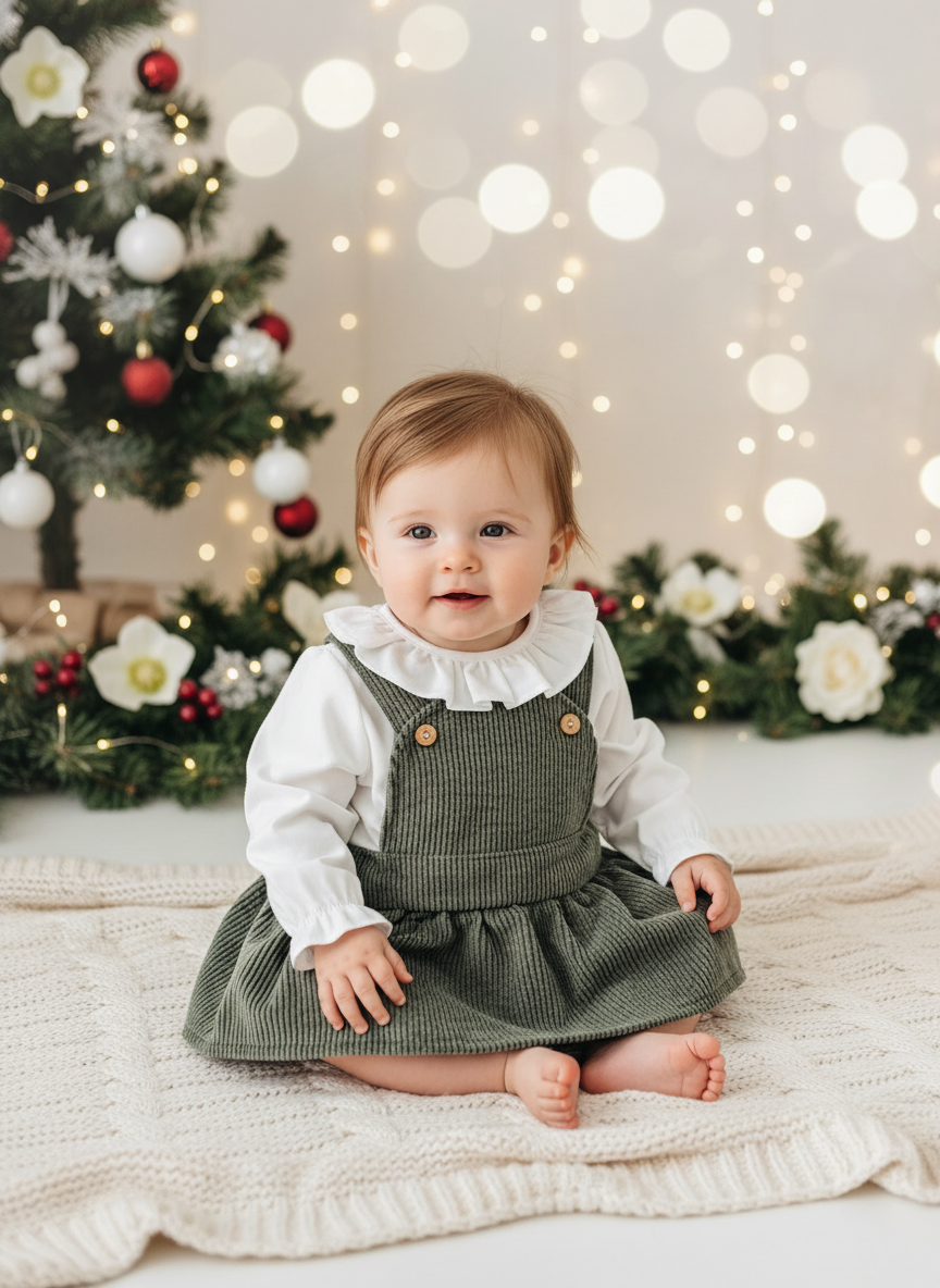 Conjunto verde: fofo e blusa