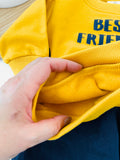 Fato treino amarelo com carda