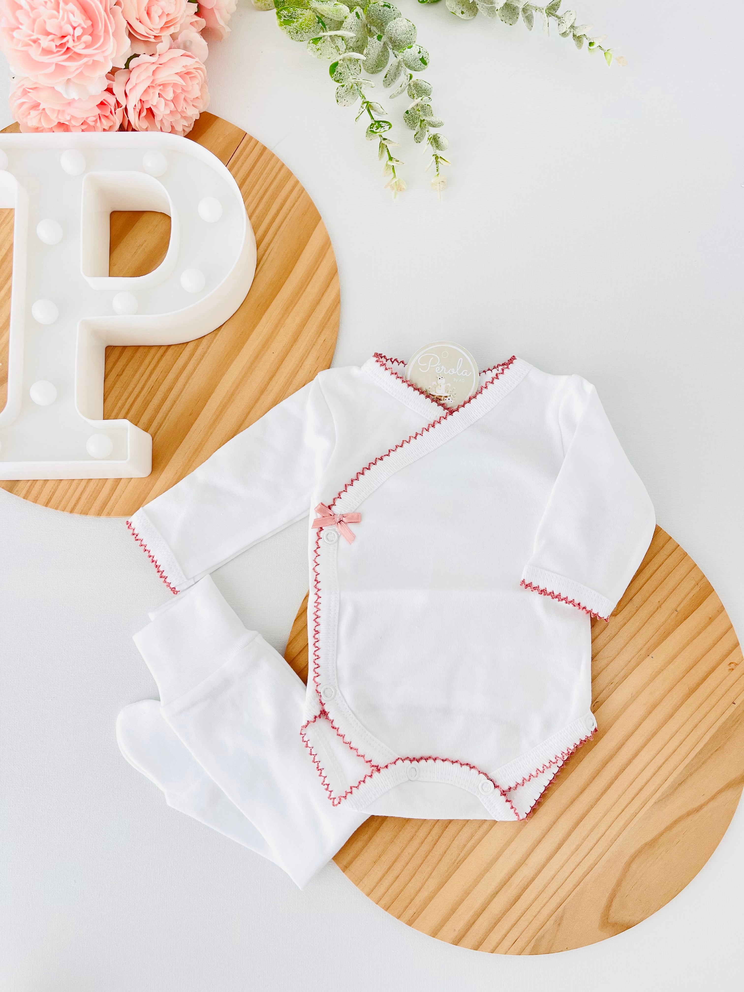 Conjunto interiores ternura: Body e calças