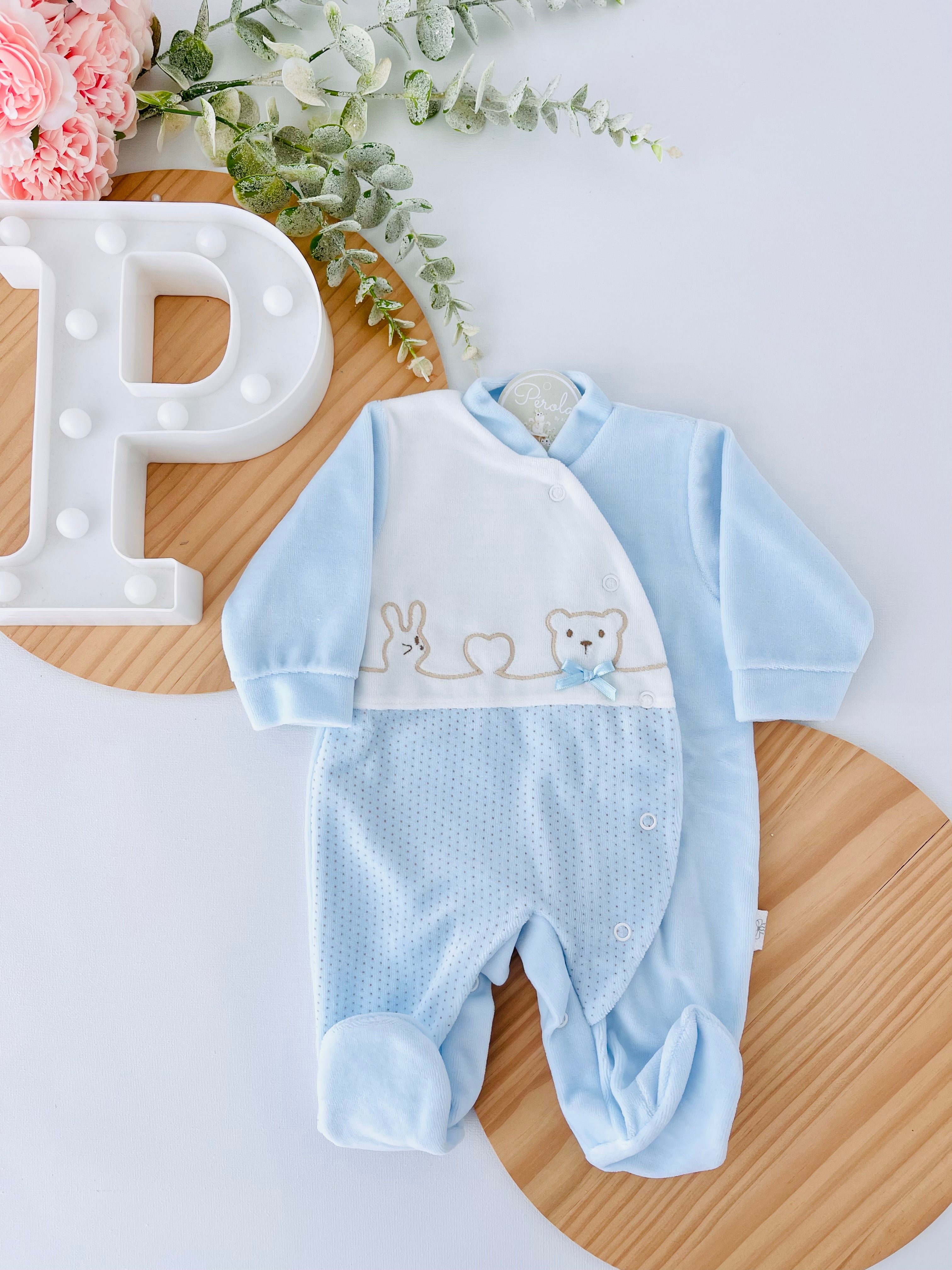 Babygrow linha do Amor em Veludo