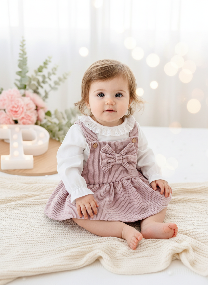 Conjunto rosa: fofo e blusa