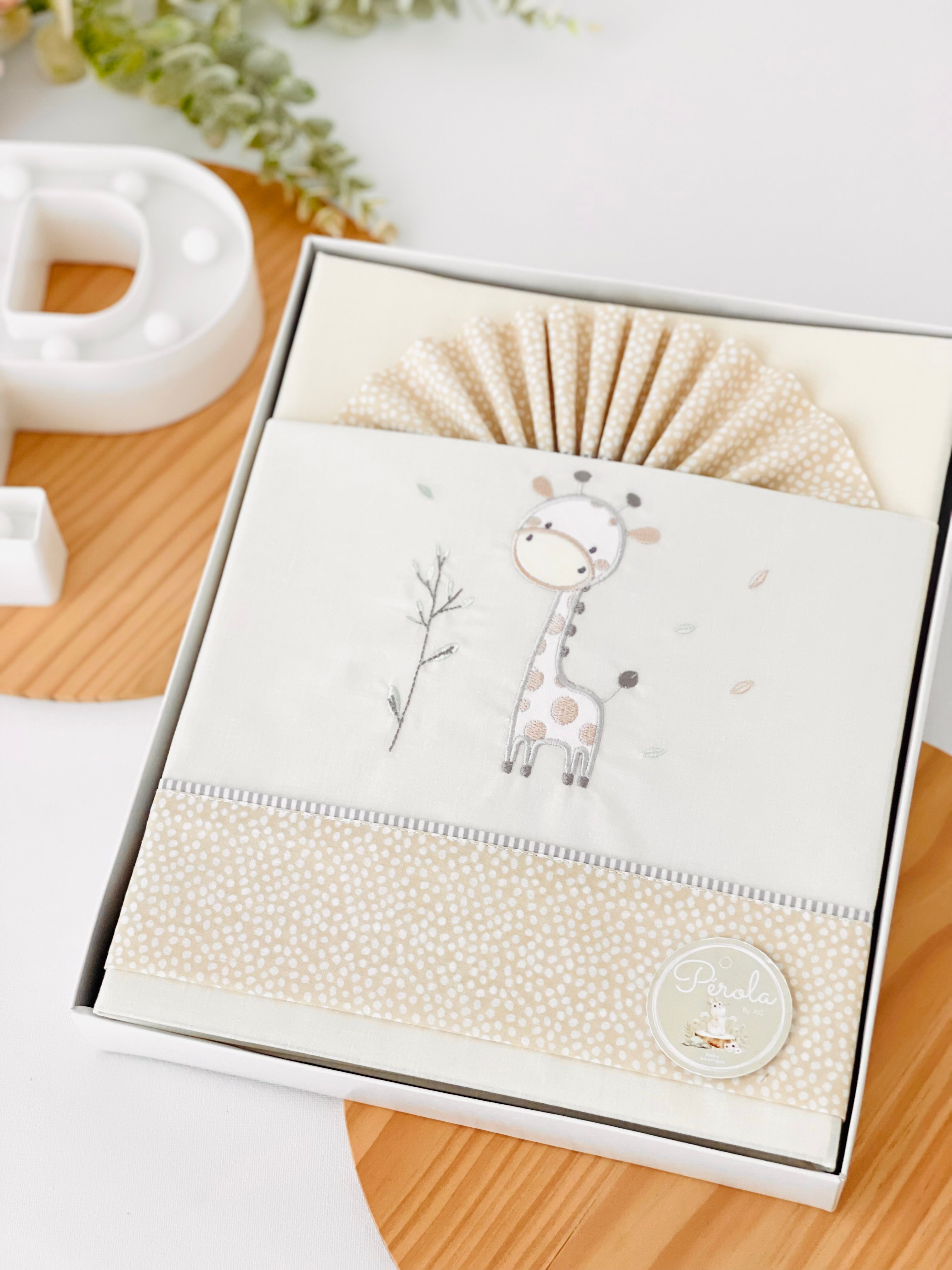 Lençóis algodão berços “next 2 me” Girafas