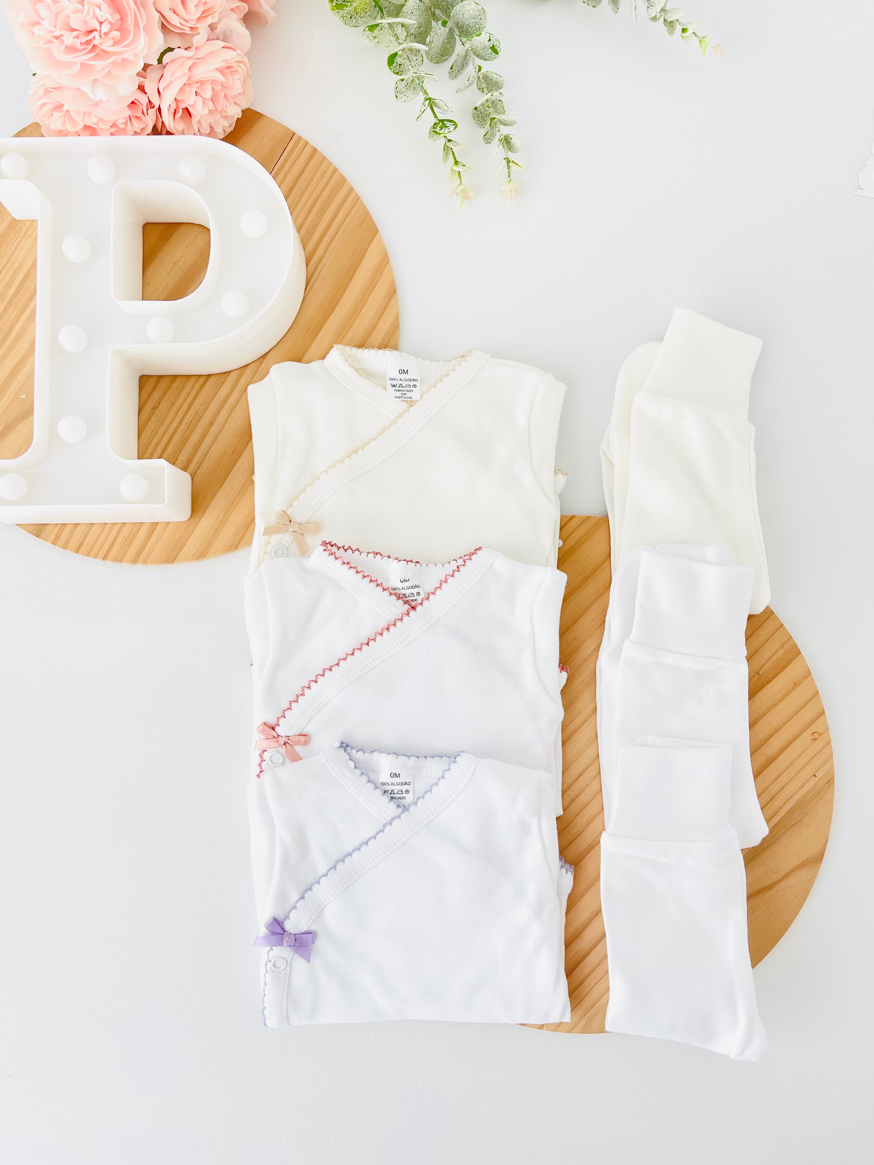 Conjunto interiores ternura: Body e calças