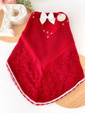 Manta xaile em vermelho