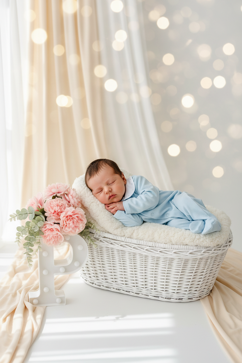 Babygrow bolinha em algodão