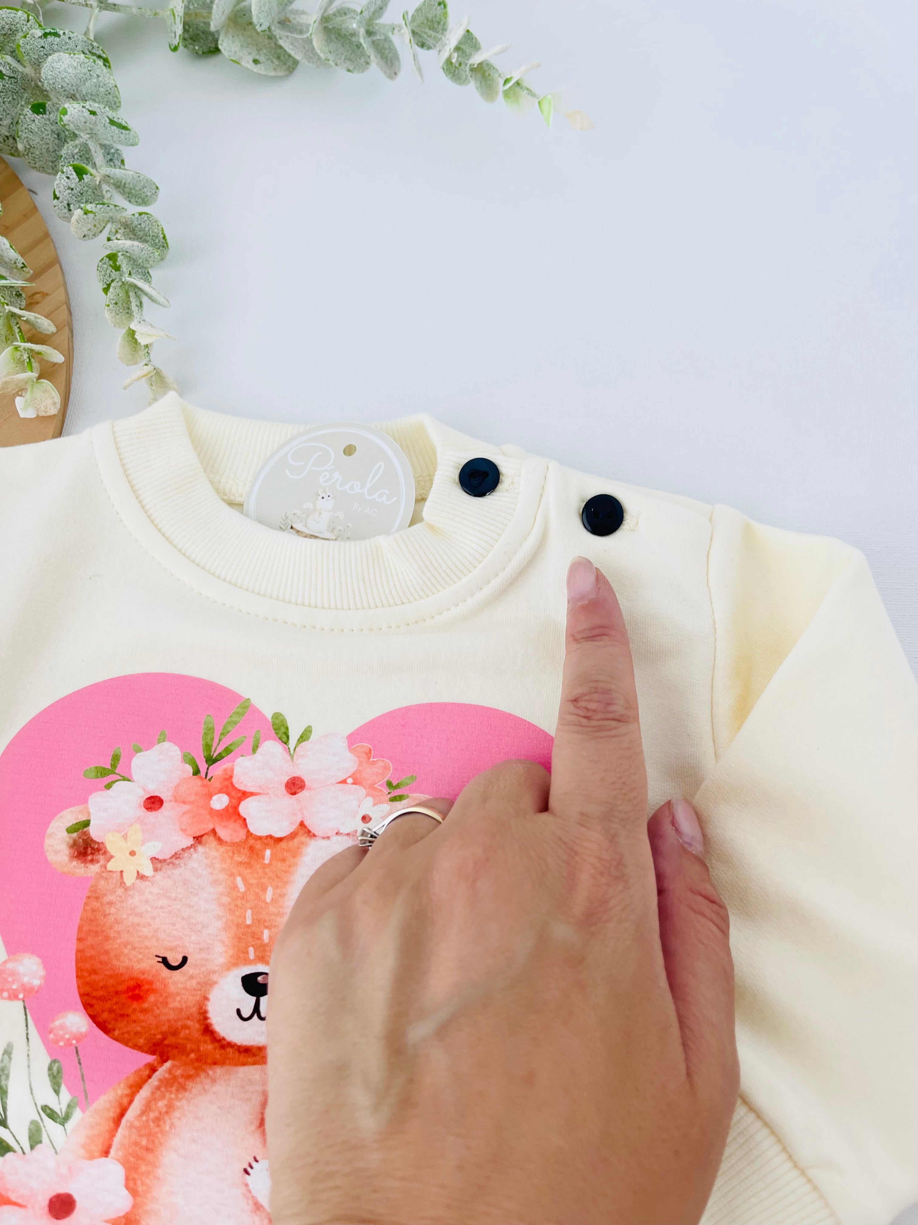 Fato treino ursinhos com carda