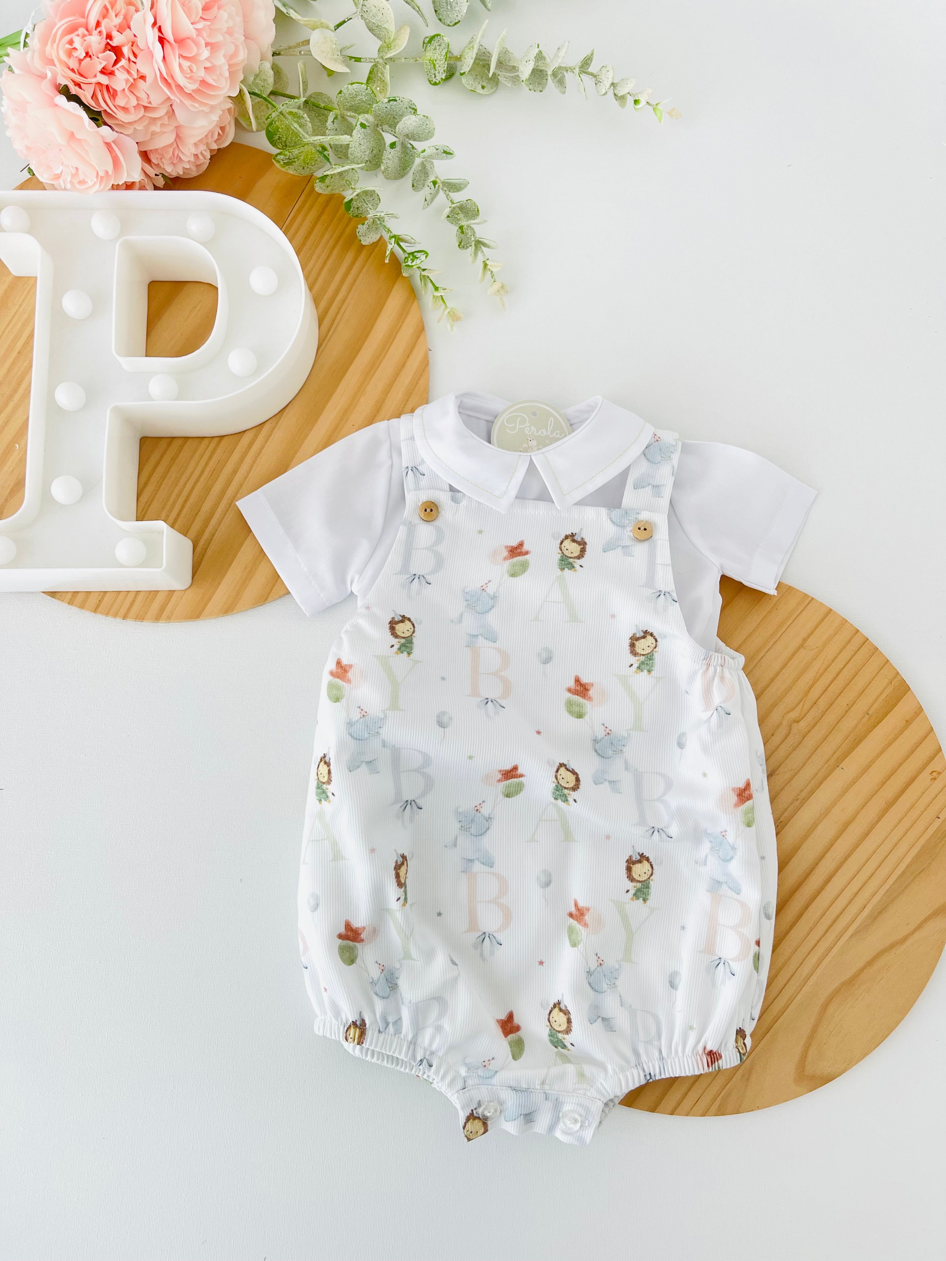 Conjunto letras: fofo e camisa