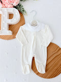 Babygrow gola flor em algodão