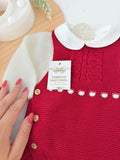 Fofo, camisola e touca vermelho 1M