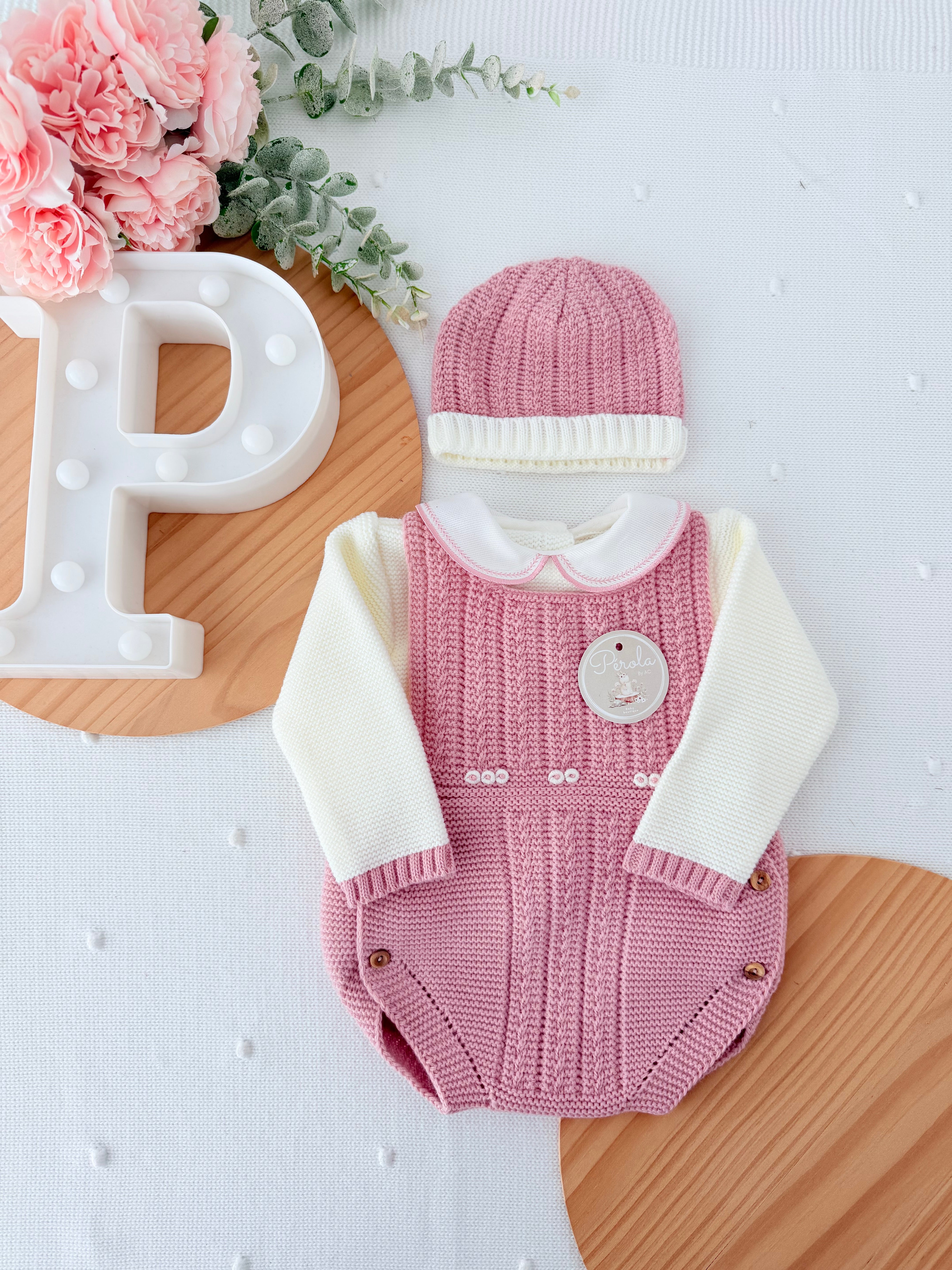 Fofo, camisola e gorro Outono Inverno 3M