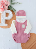 Fofo, camisola e gorro Outono Inverno 3M