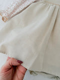 Conjunto Carmo: vestido, tapa fraldas e blusa