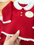 Saída de maternidade vermelho 100% algodão