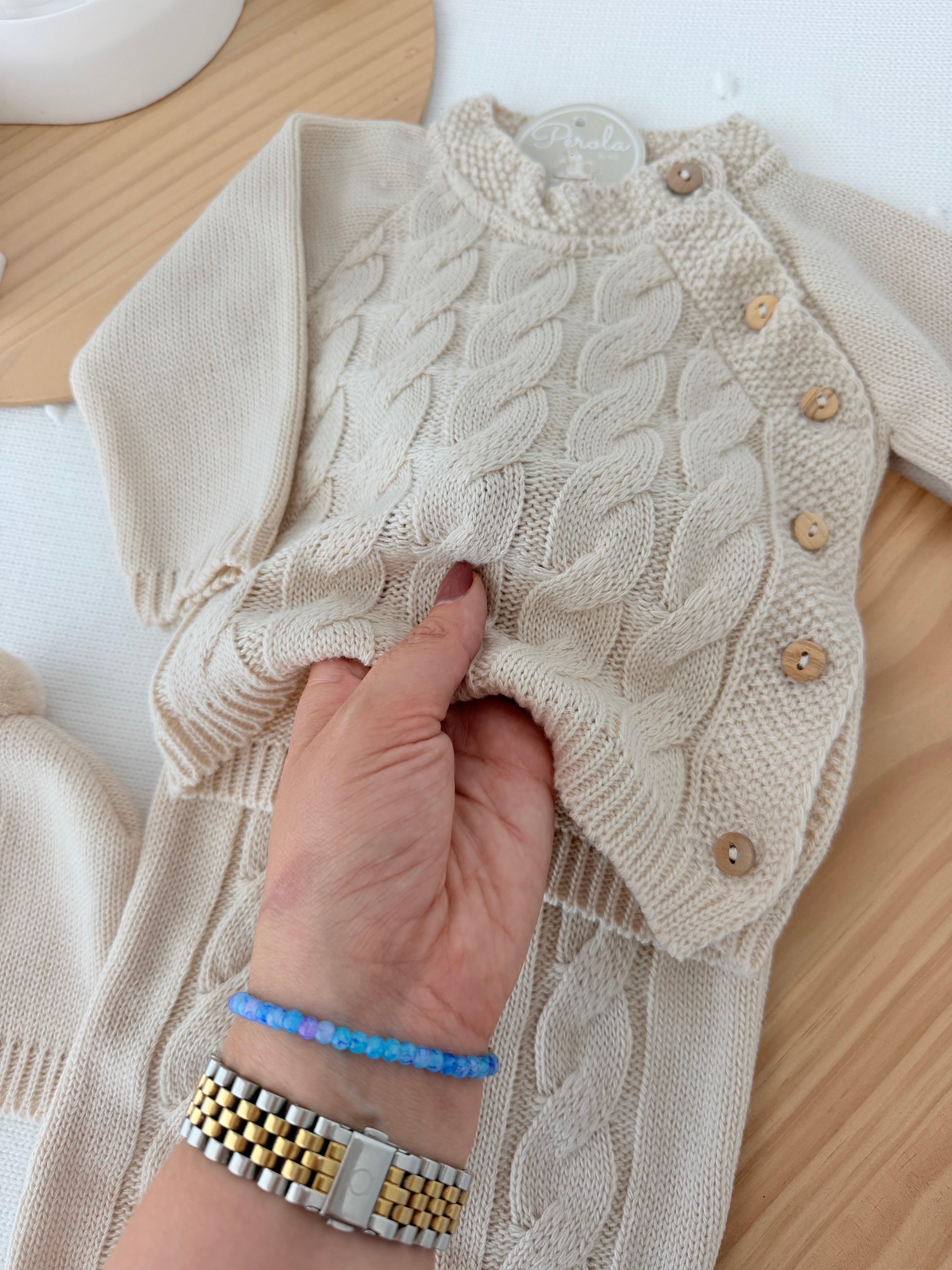 Conjunto malha Torcidos: camisola, calças e gorro