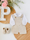 Conjunto neutro: Fofo, camisa e carapins