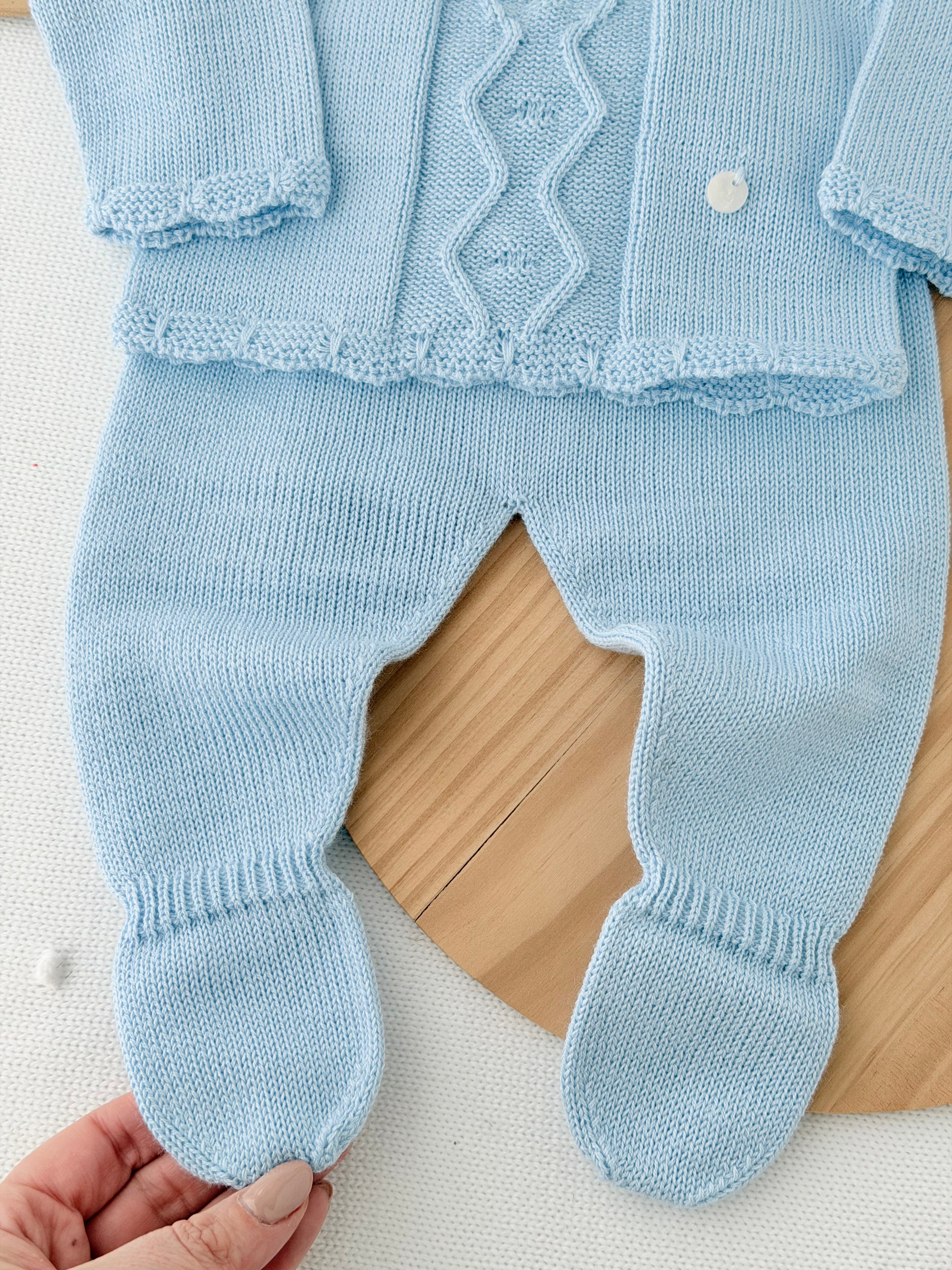 Conjunto: touca, camisola, calças Primavera Verão