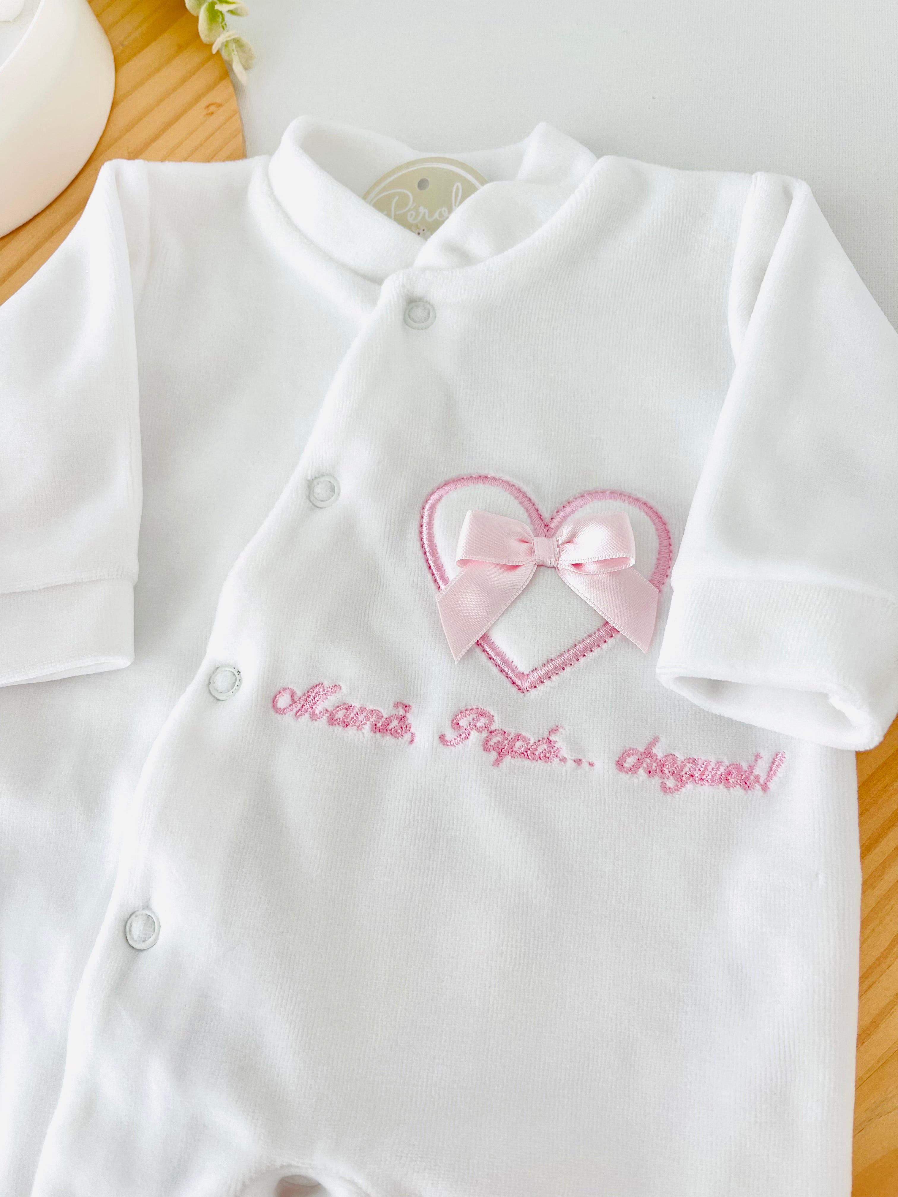 Babygrow tema mamã, papá, cheguei