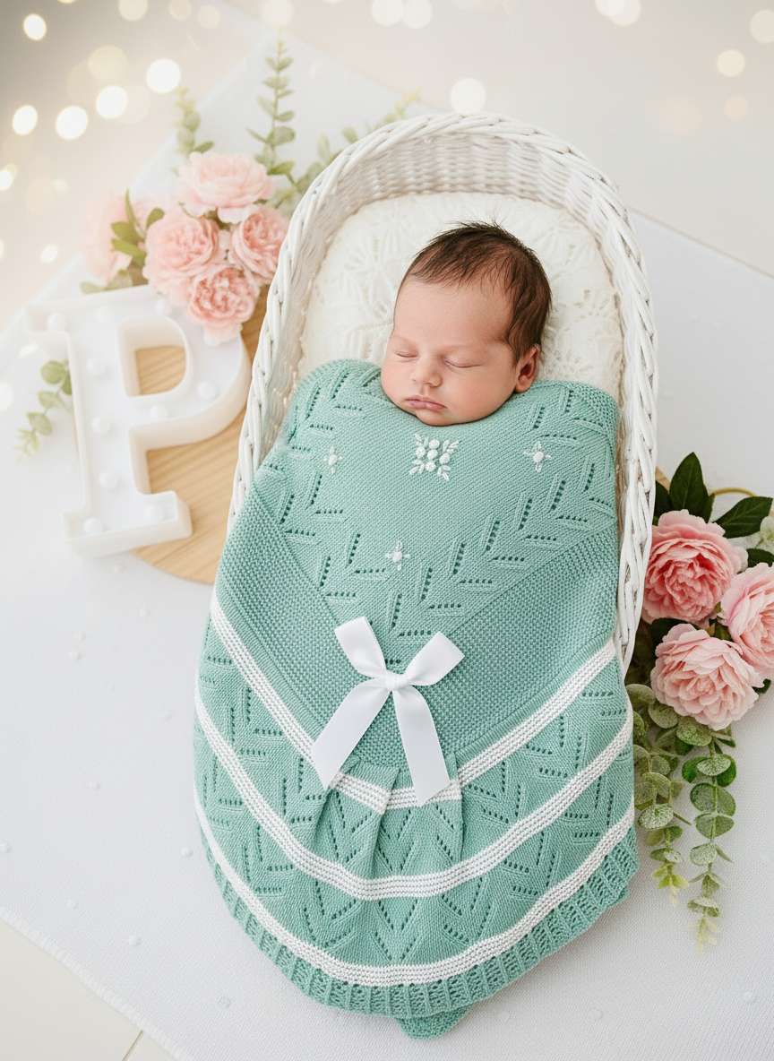 Manta / Xaile em malha