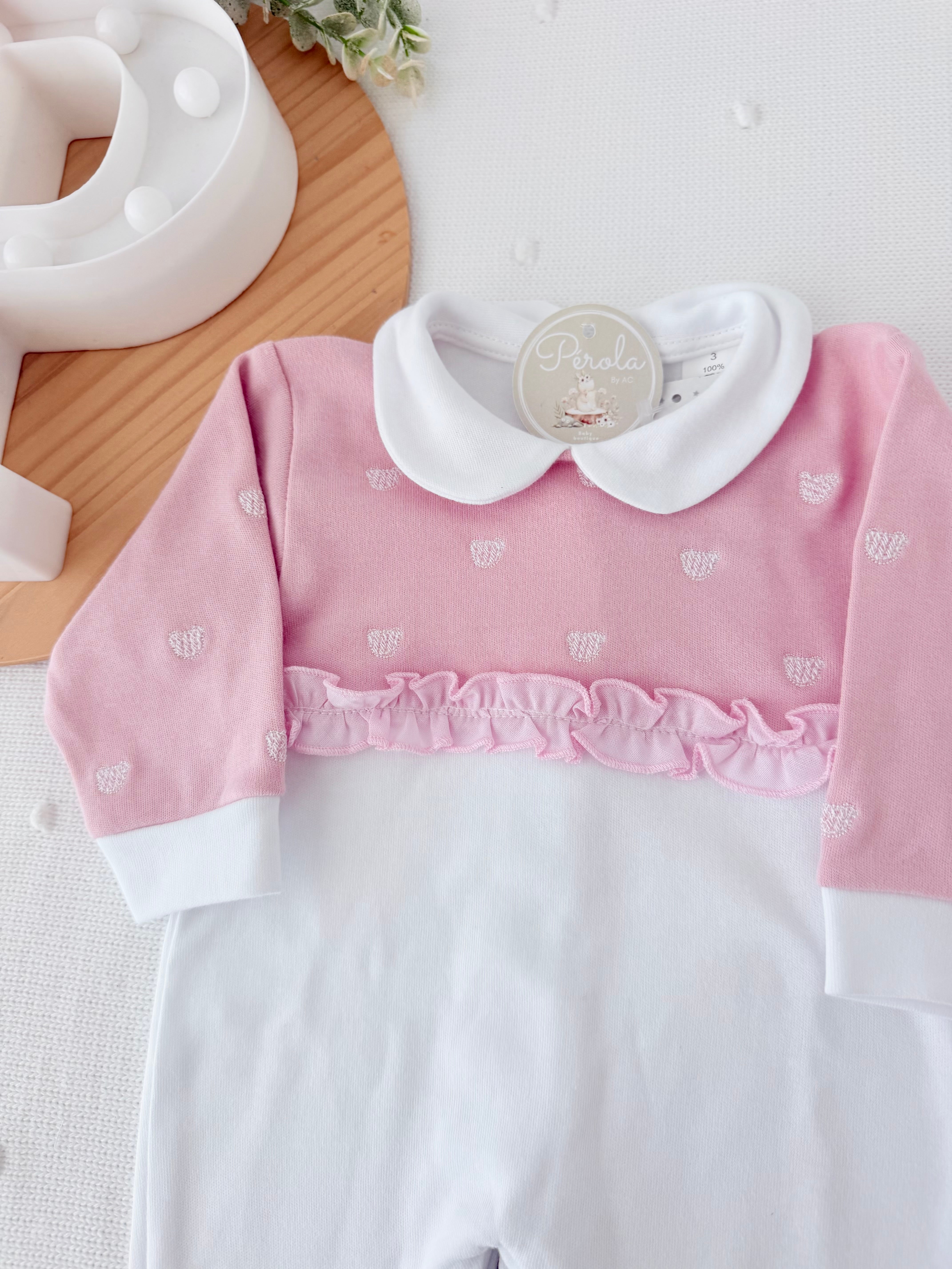 Babygrow carinhas de urso algodão
