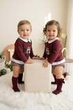 Conjunto casinha unissexo: camisola e calções