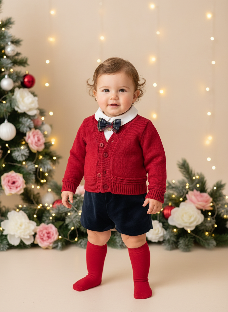 Conjunto premium em veludo: Calções com alças e camisa