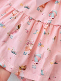 Conjunto bonequinha: vestido e tapa fraldas