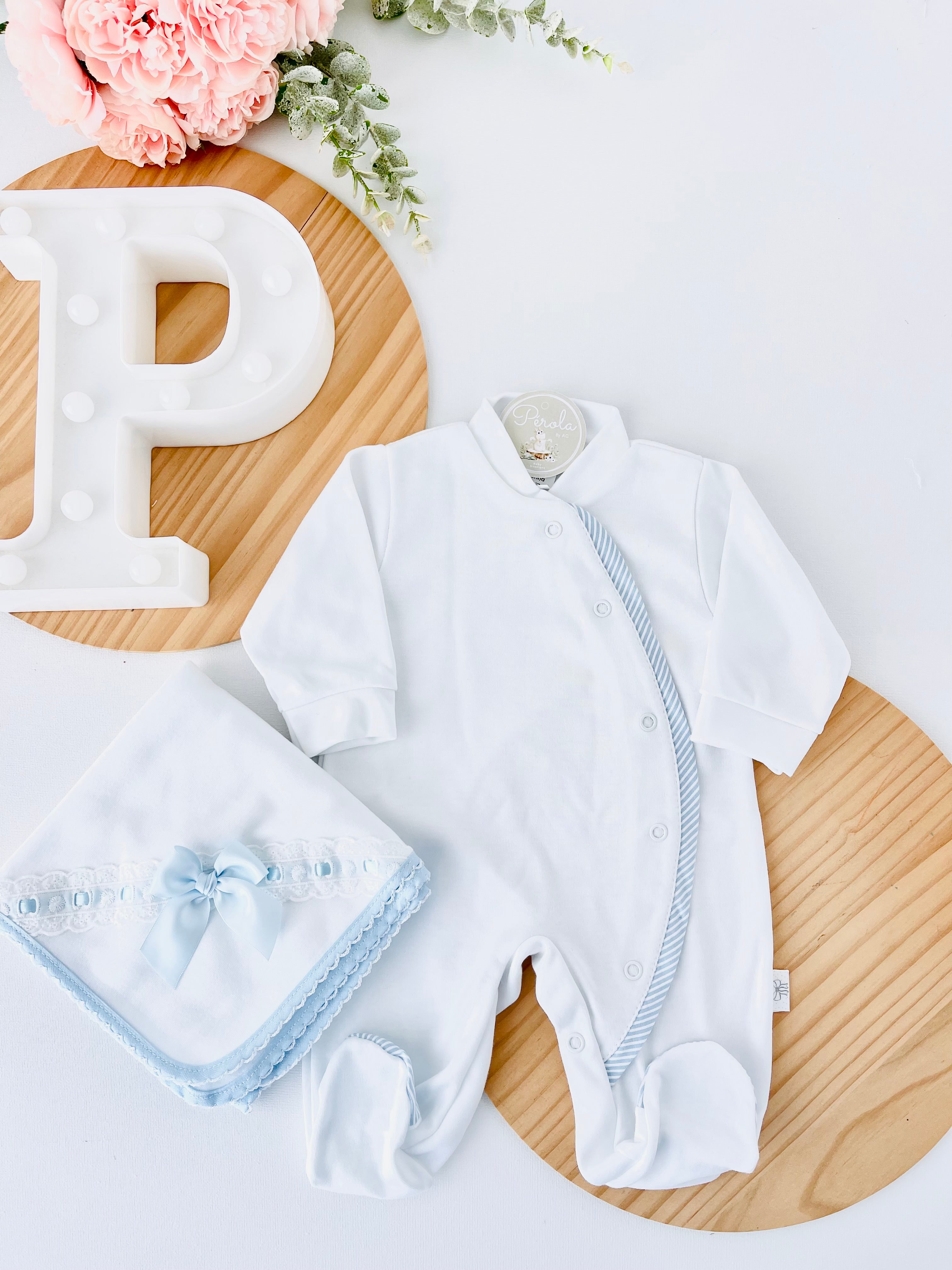 Babygrow menino em algodão