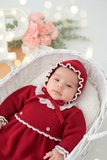 Vestido e touca vermelho - Outono Inverno