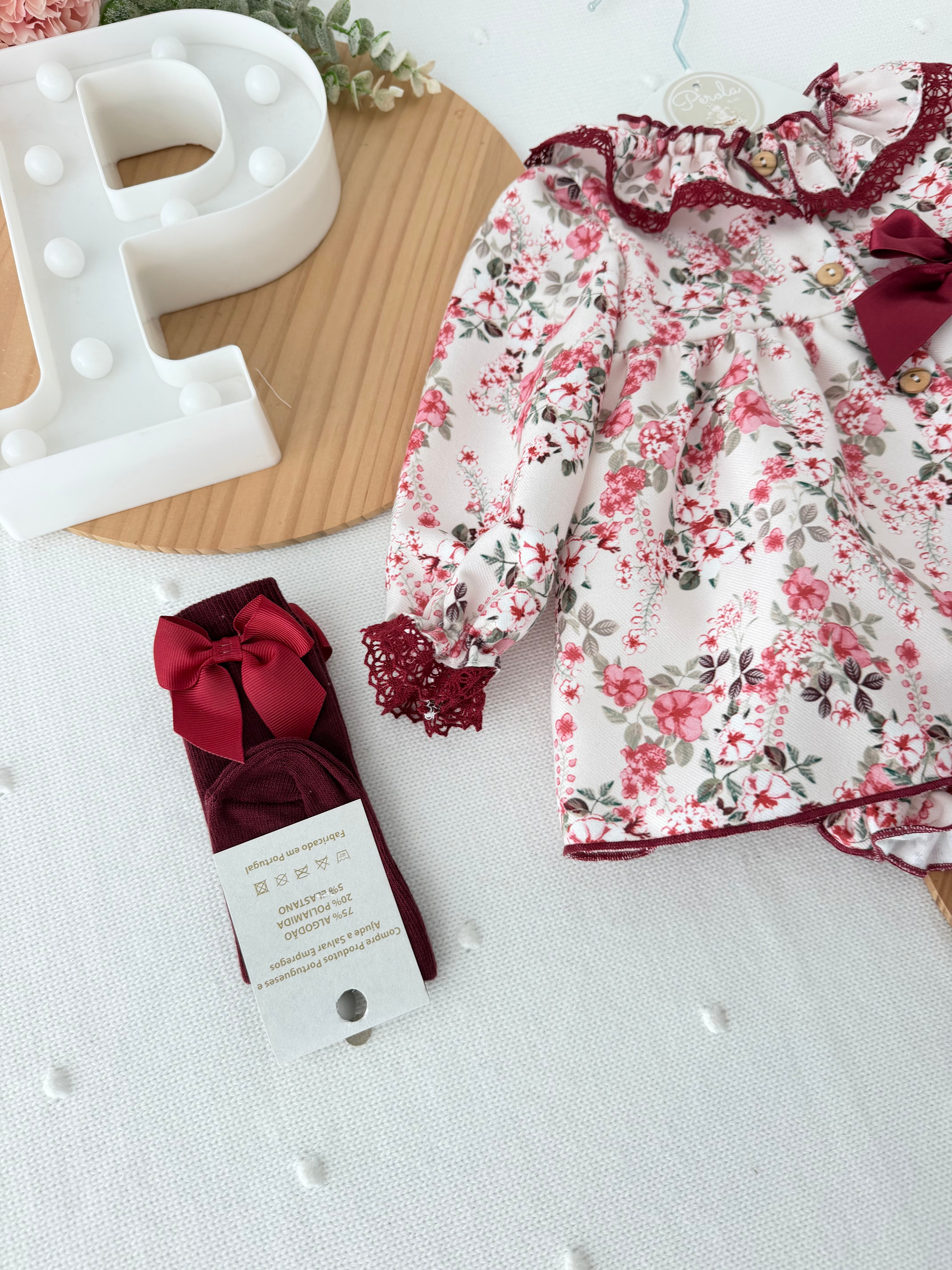 Vestido e tapa fraldas - premium