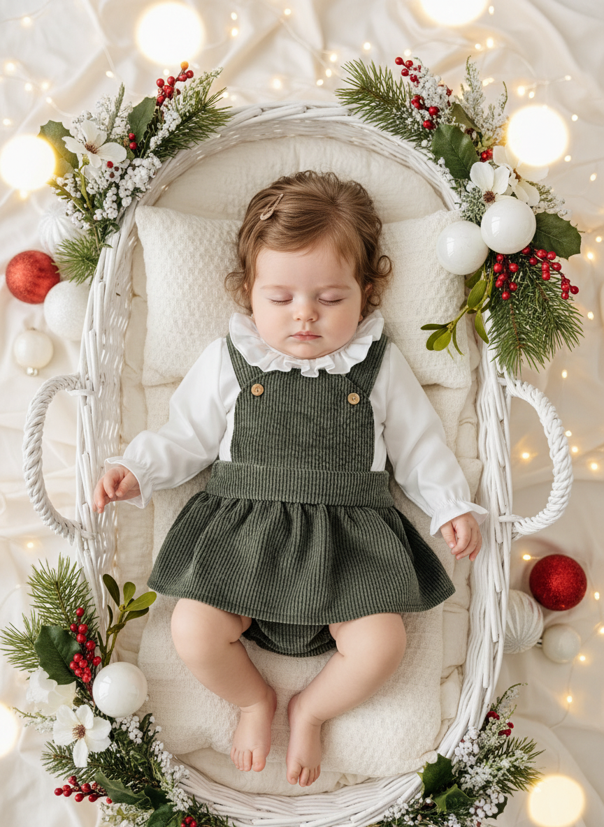 Conjunto verde: fofo e blusa