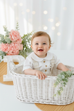 Conjunto pérola menino: fofo e camisa