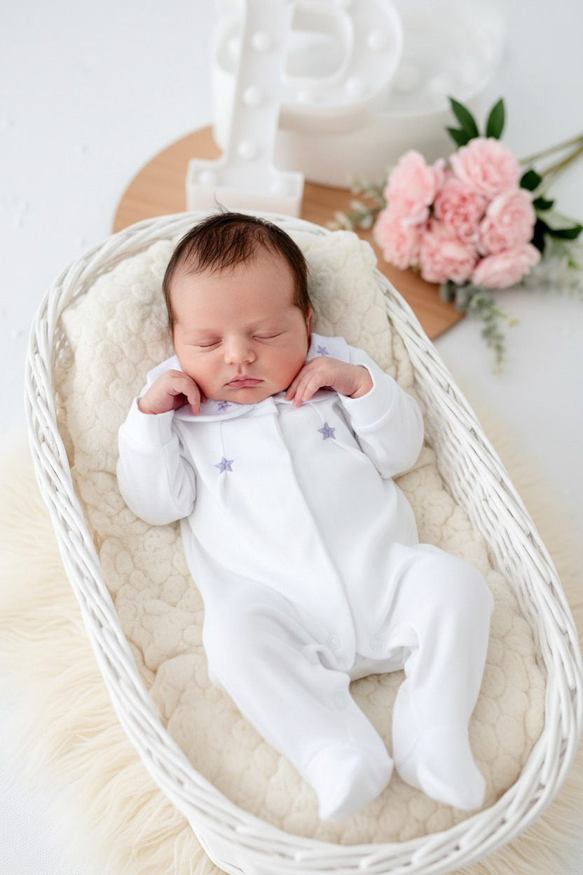 Babygrow estrelas algodão