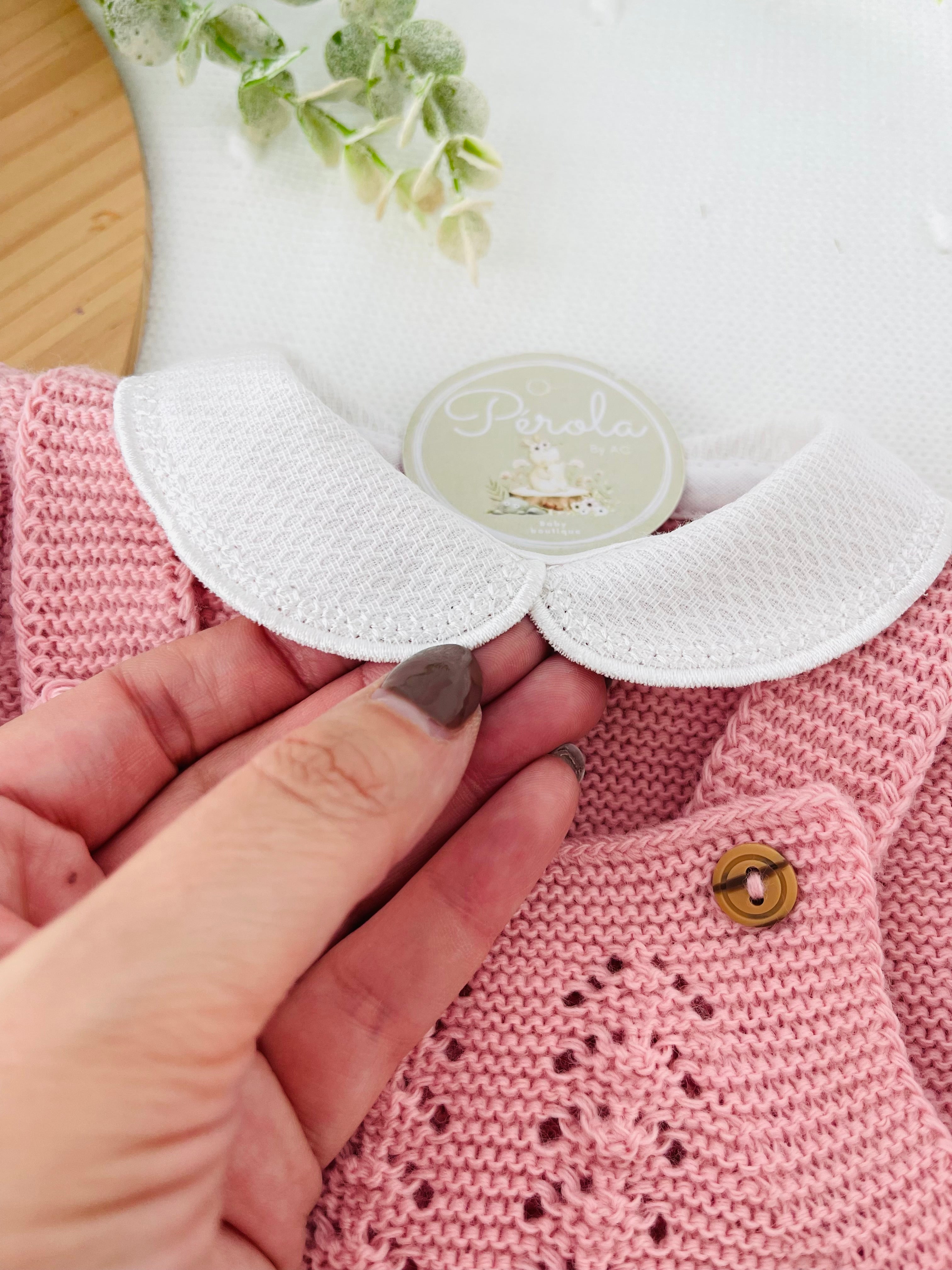 Saída de maternidade pompons