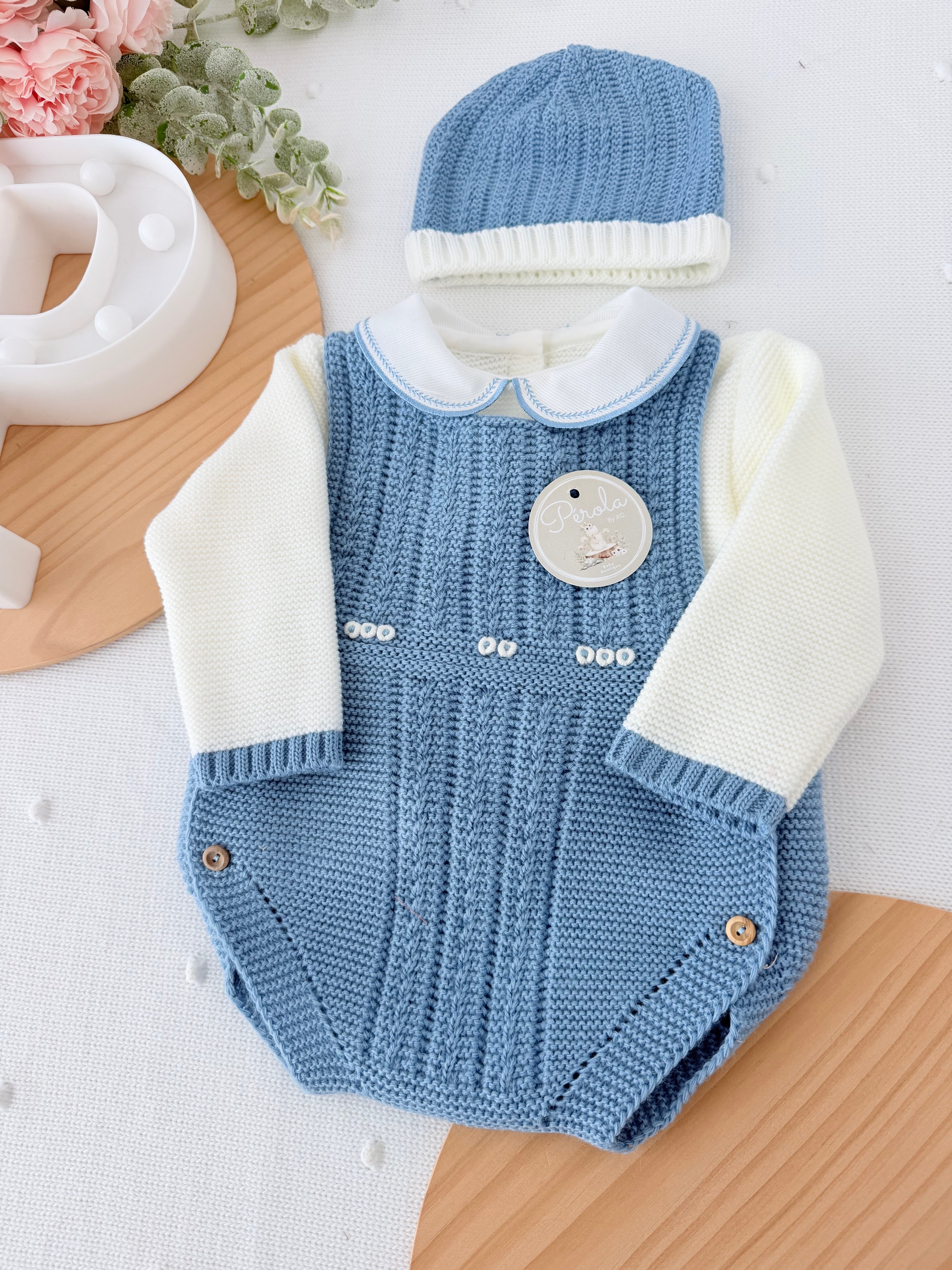 Fofo, camisola e gorro Outono Inverno 3M
