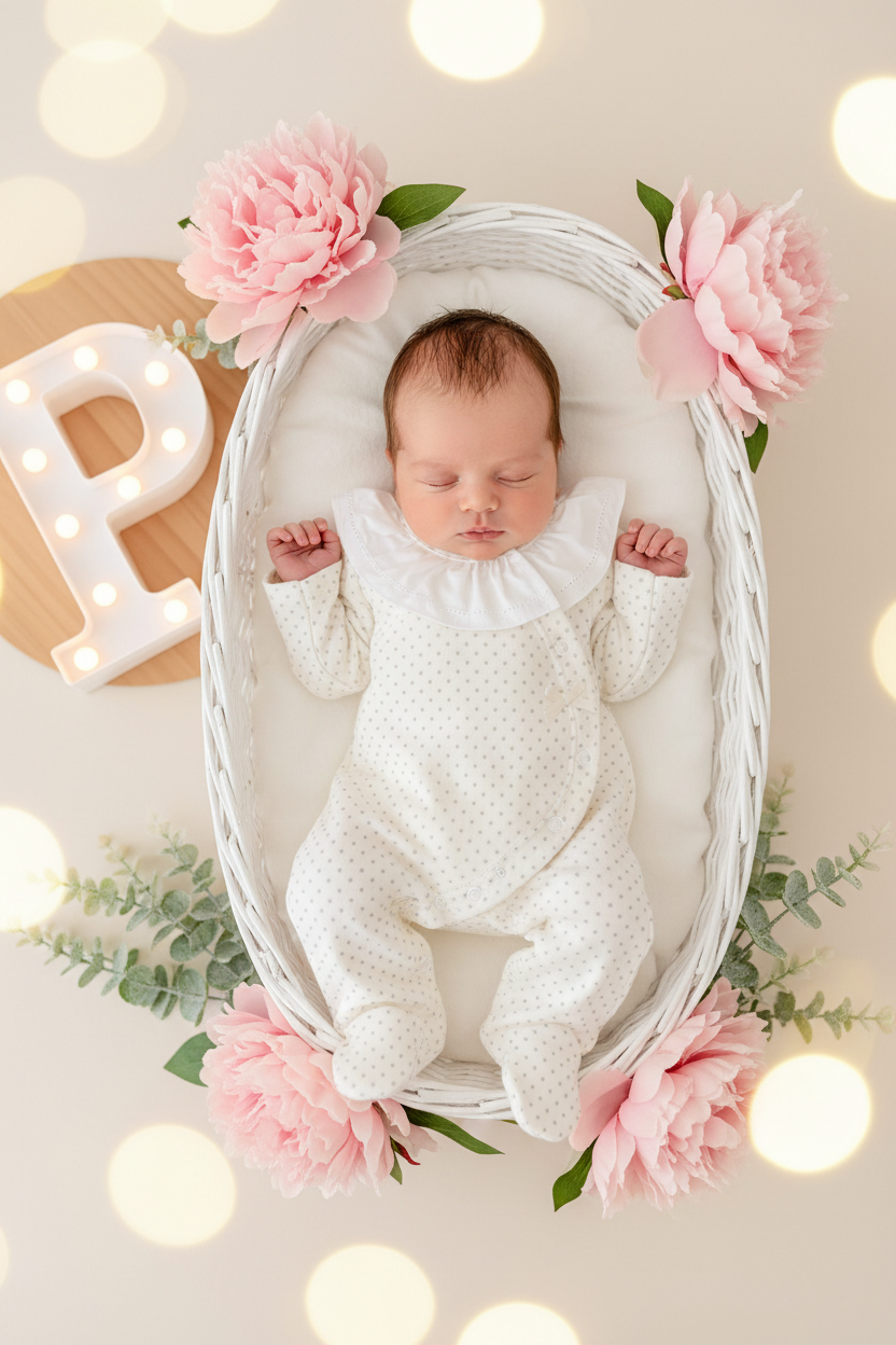 Babygrow Carinho pintinhas VELUDO golinha grande