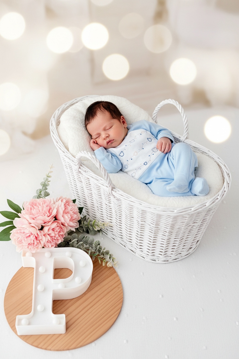 Babygrow carinhas de urso algodão