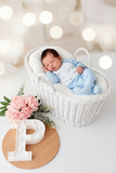 Babygrow carinhas de urso algodão