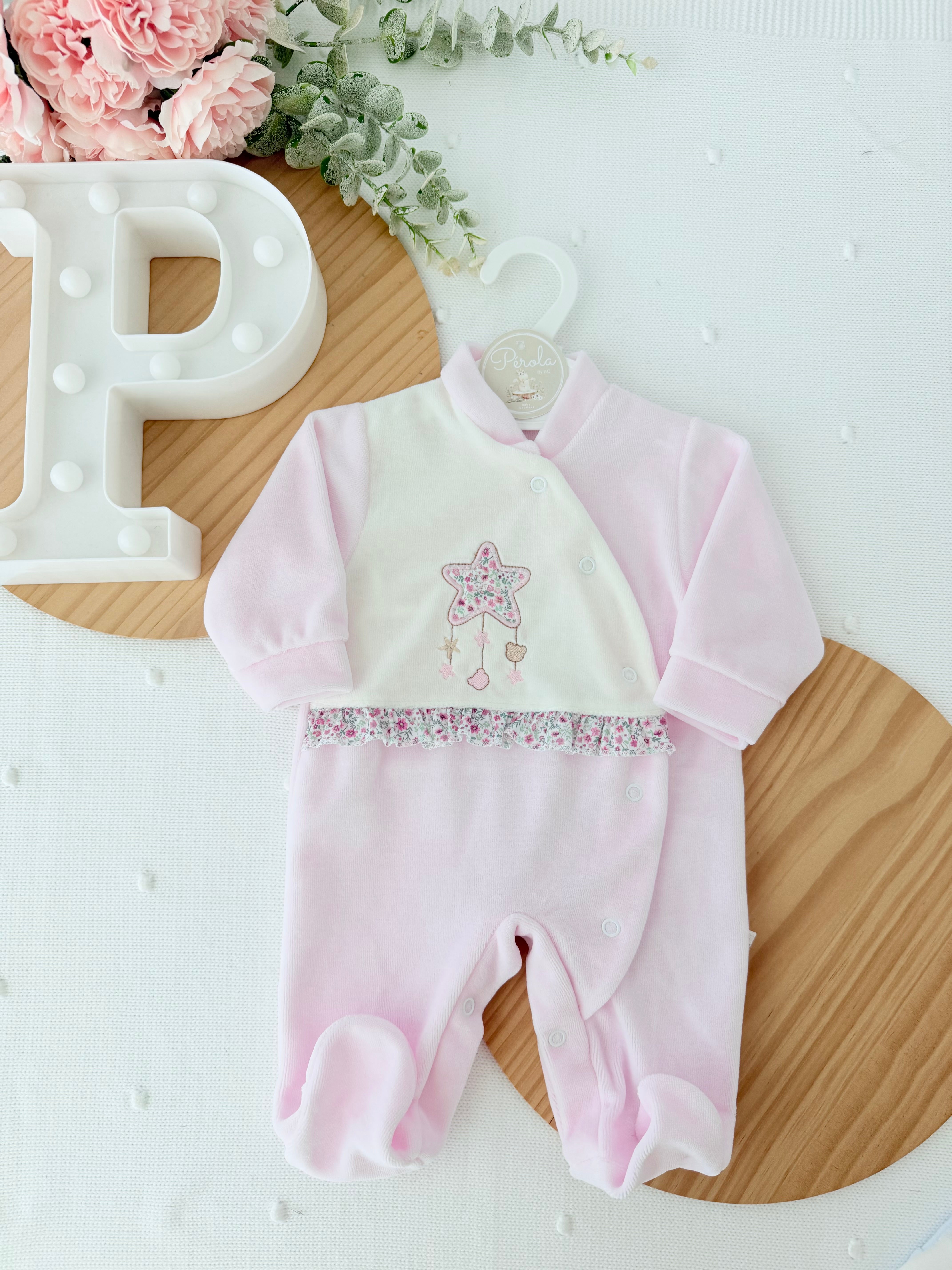 Babygrow estrela veludo