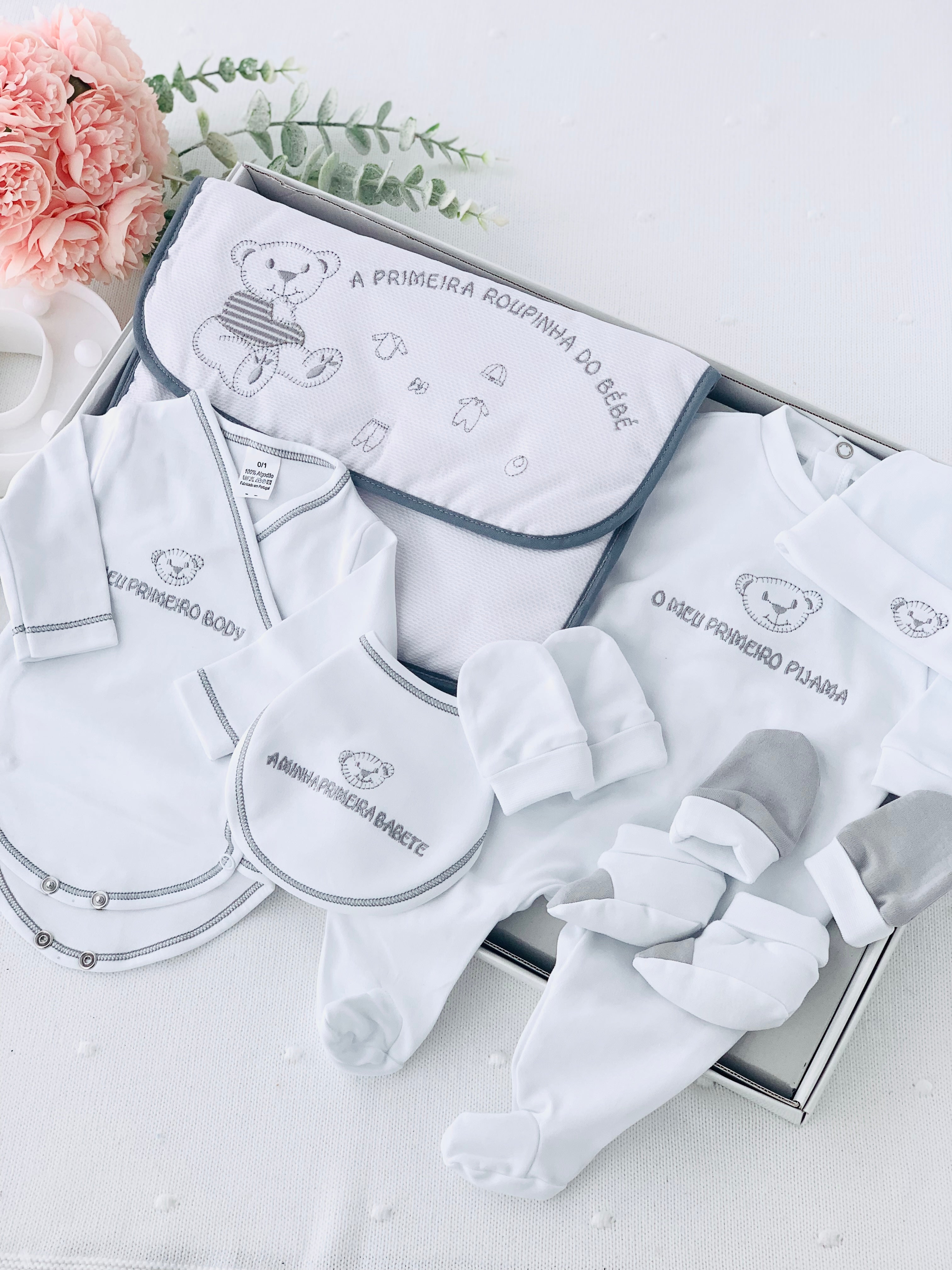 Conjunto primeira roupinha ALGODÃO