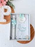 Conjunto para Batizado: vela, toalha e concha Batizado Pomba