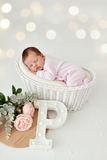 Babygrow Veludo Bebé com Estrelas Bordadas - Recém-Nascido