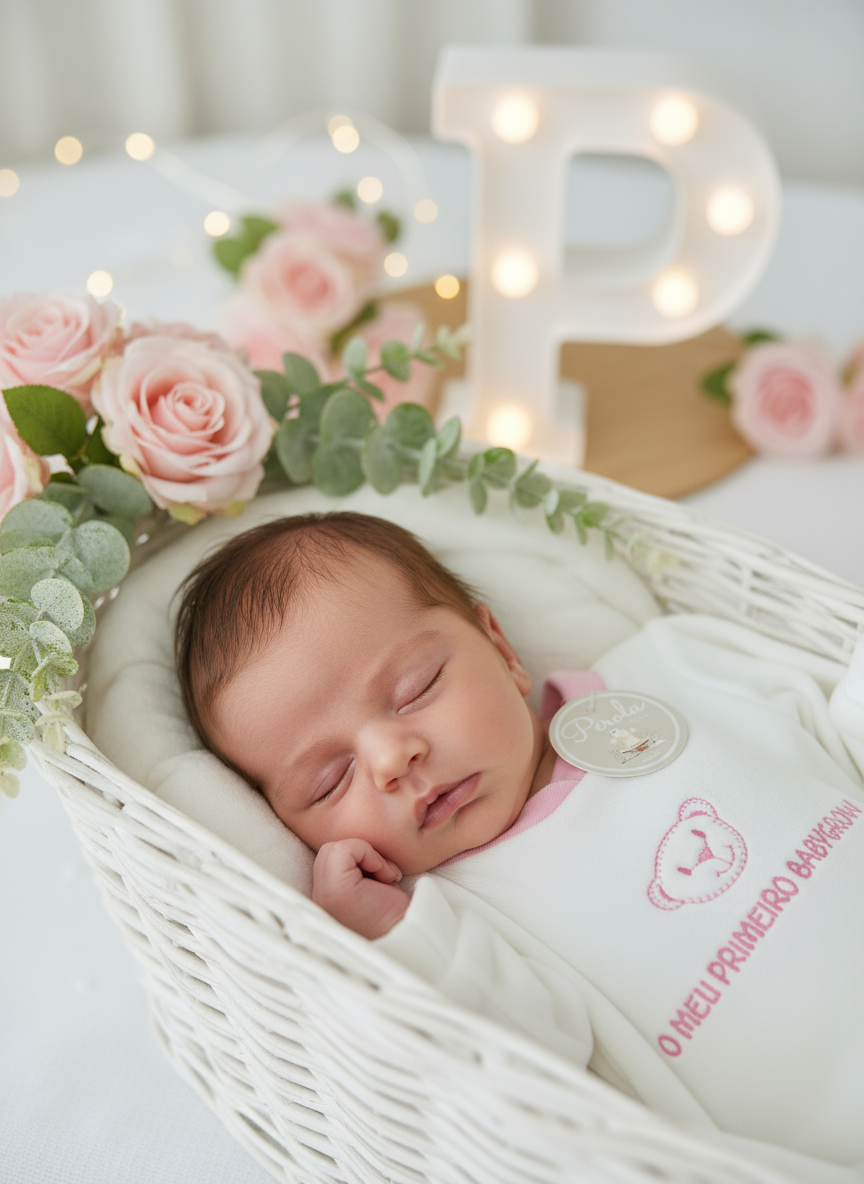 Conjunto primeira roupinha VELUDO