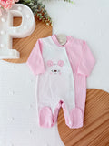 Babygrow tema orelhinhas algodão