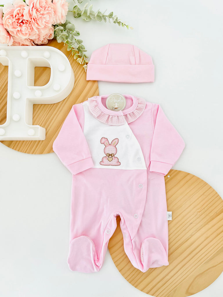 Babygrow coelho algodão