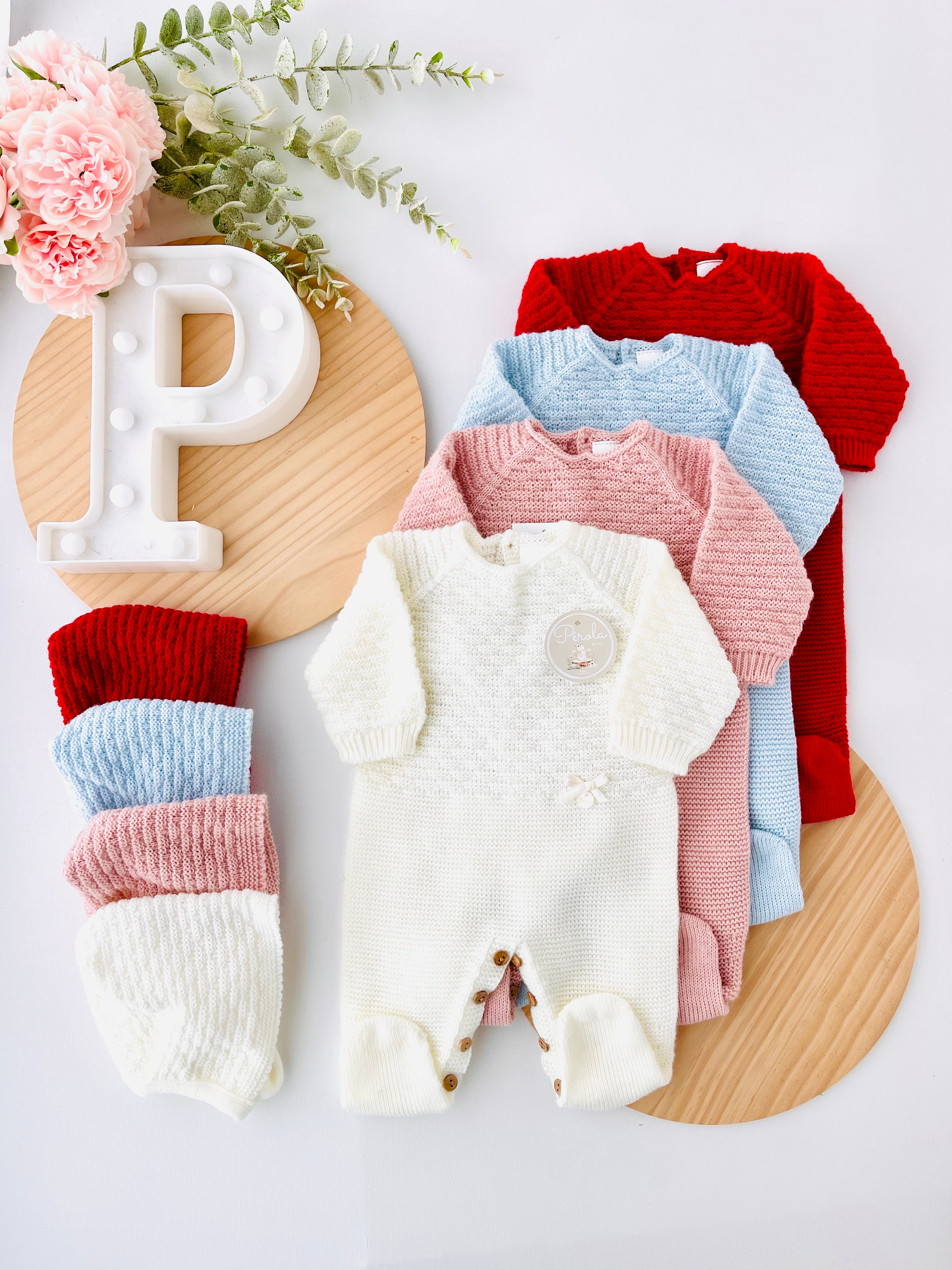 Saída de maternidade: Babygrow e touca Outono/Inverno