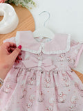 Vestido e tapa fraldas coelhinhos