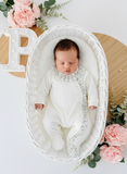 Babygrow tema flores em algodão